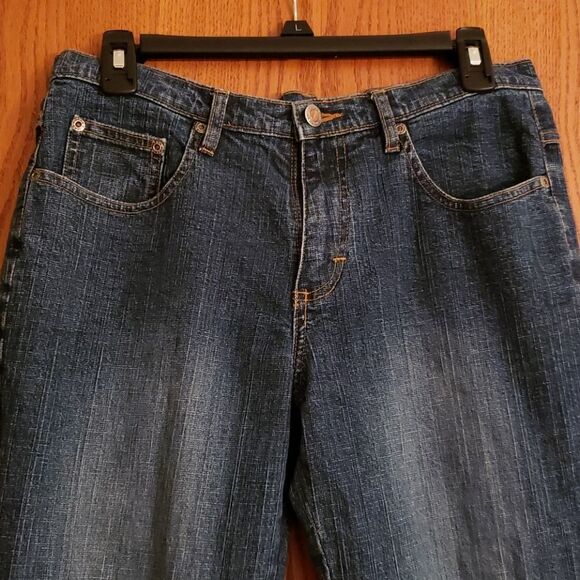 Vintage Lee Riders Bootcut Blue Jeans Sz 9M - Picture 4 of 7